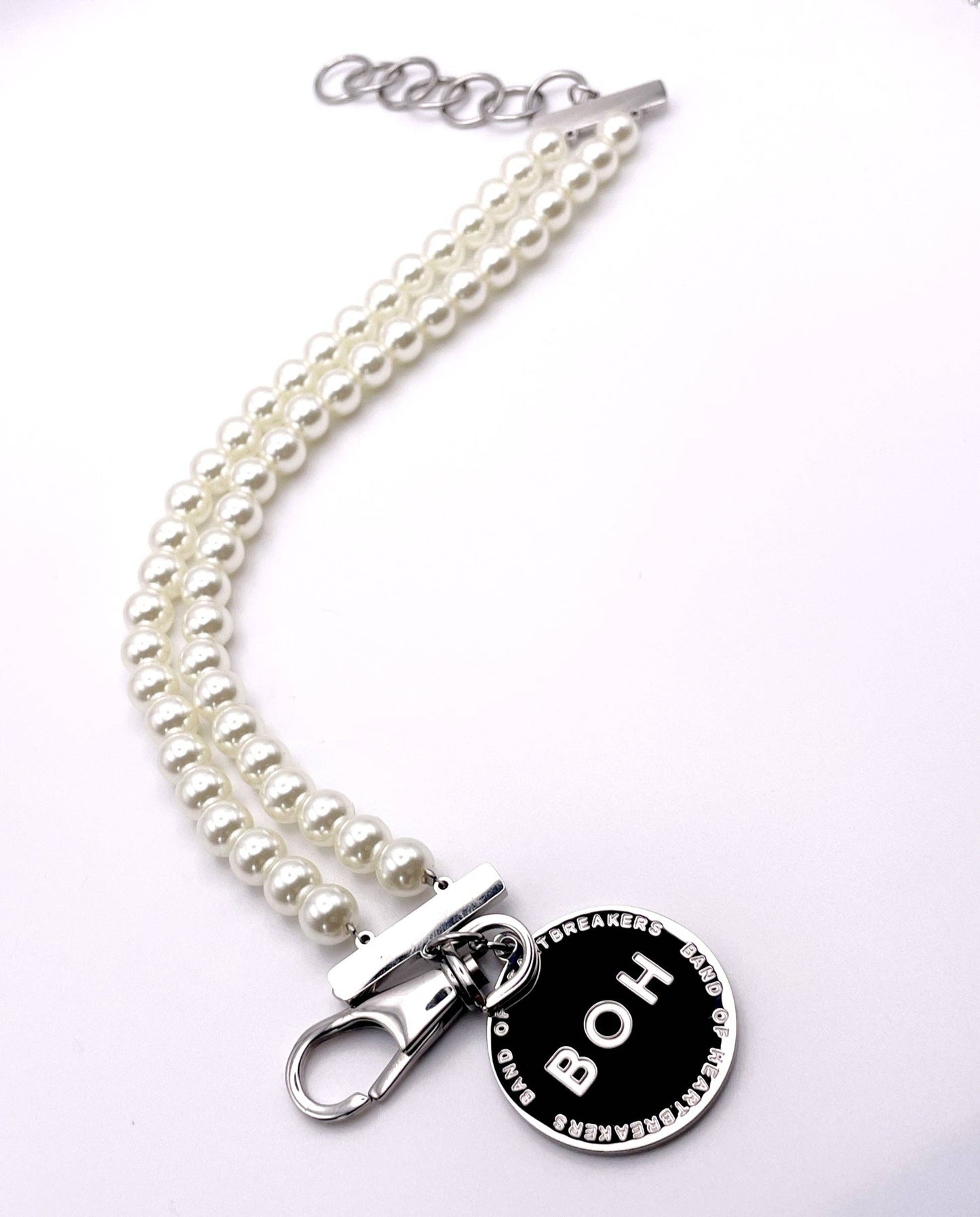 Double row luxury pearl necklace