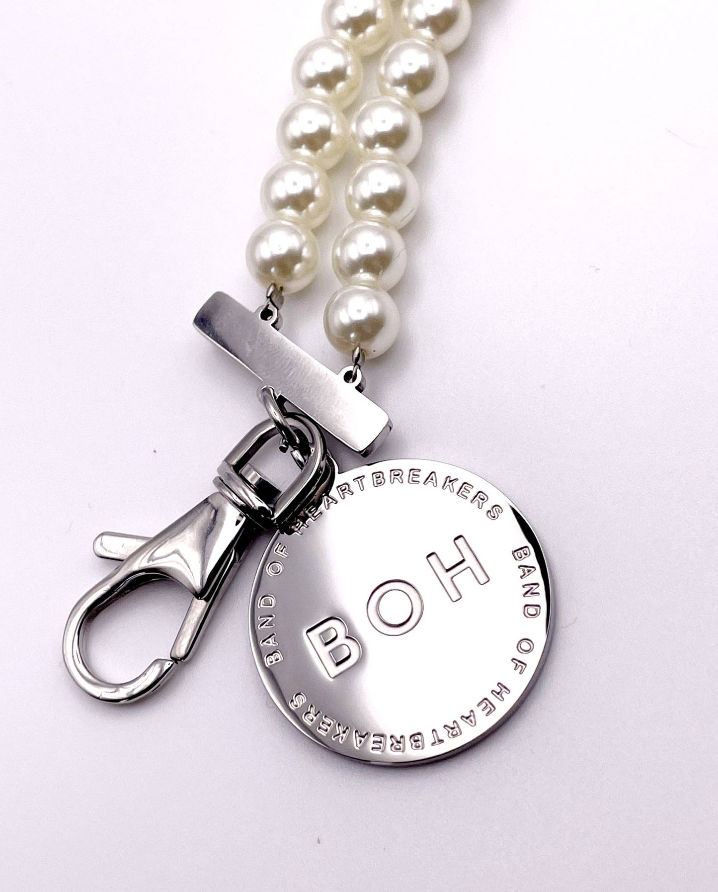 Double row luxury pearl necklace