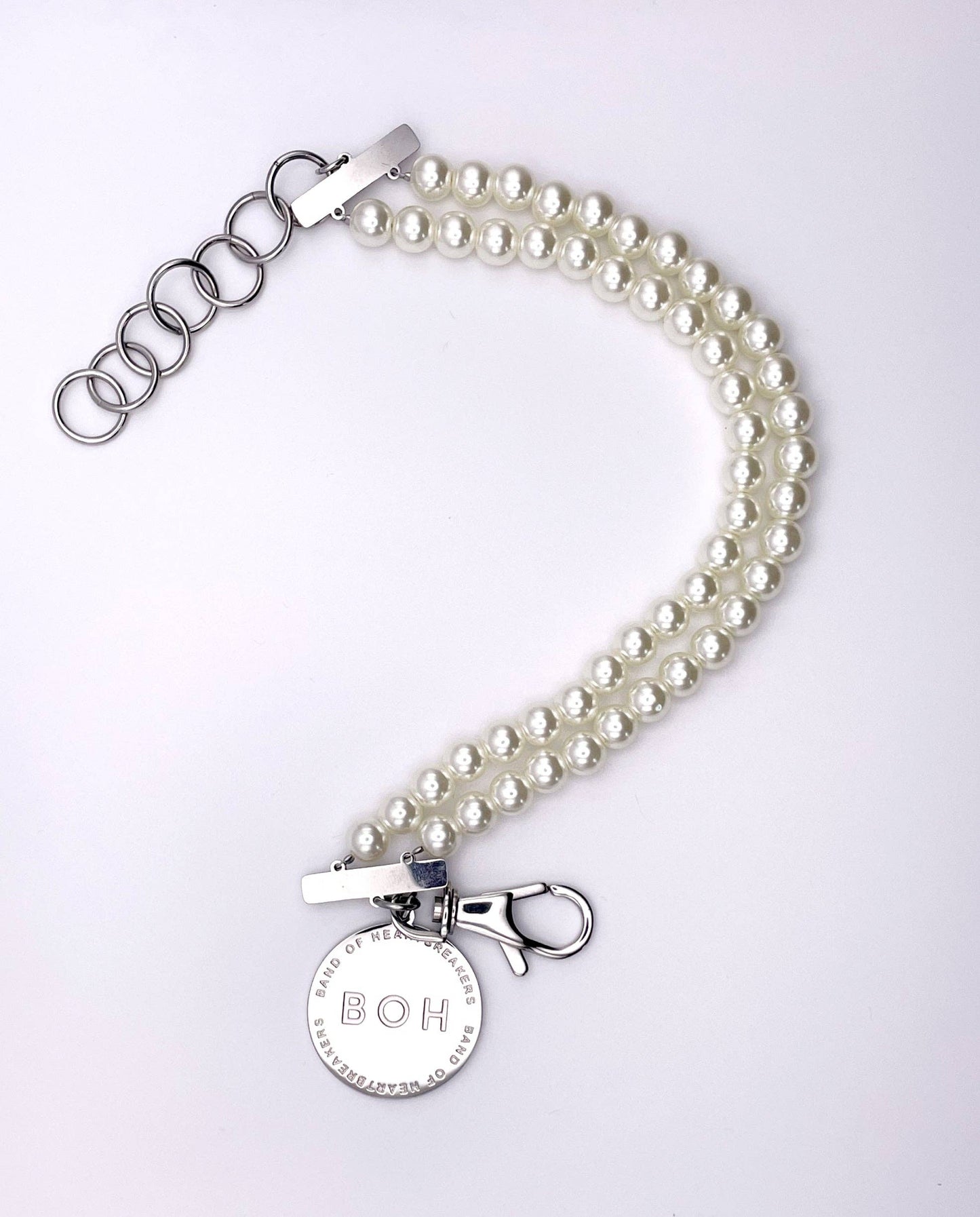 Double row luxury pearl necklace