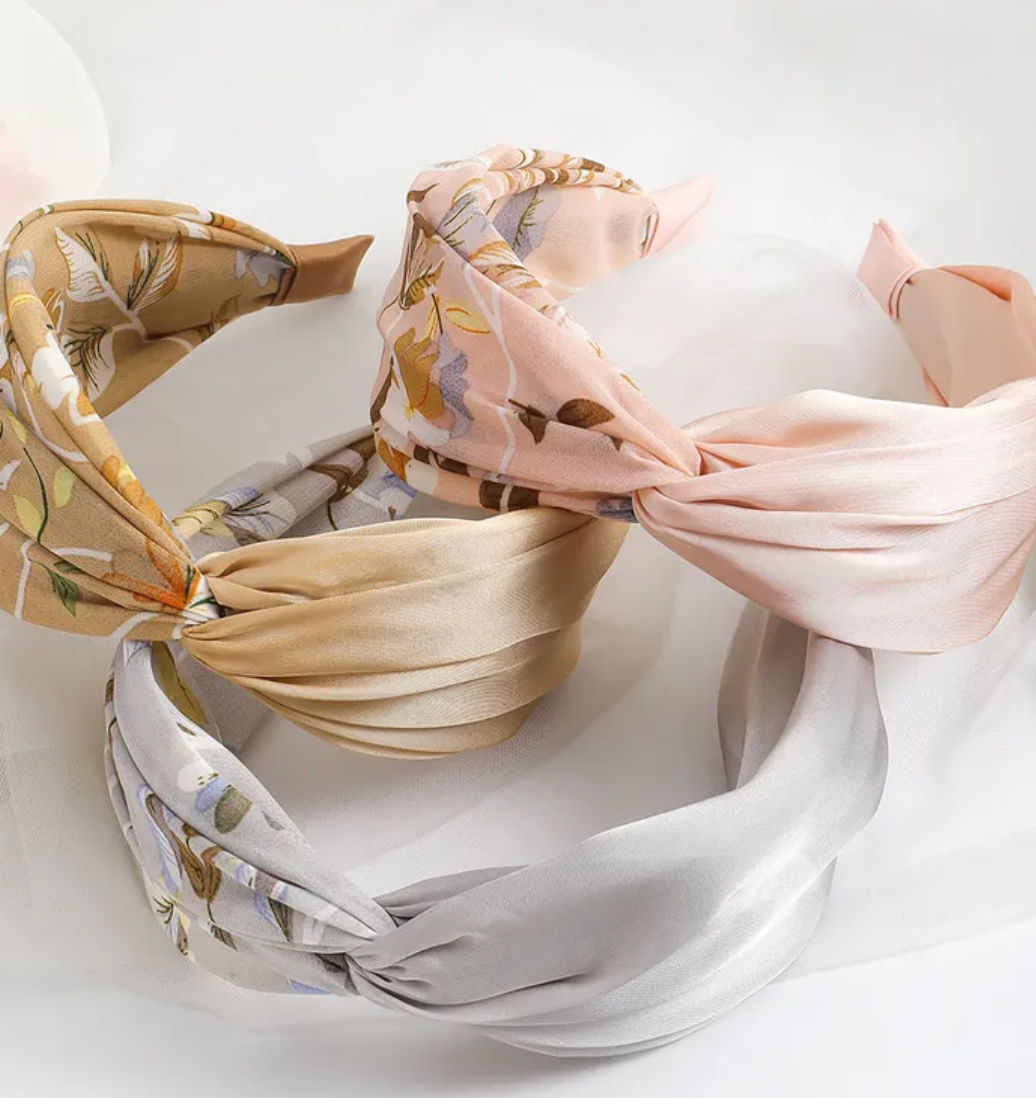 Hairband "Flora" in three pastel colors