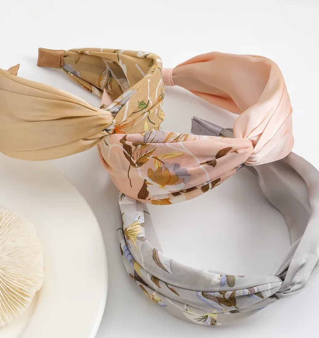 Hairband "Flora" in three pastel colors