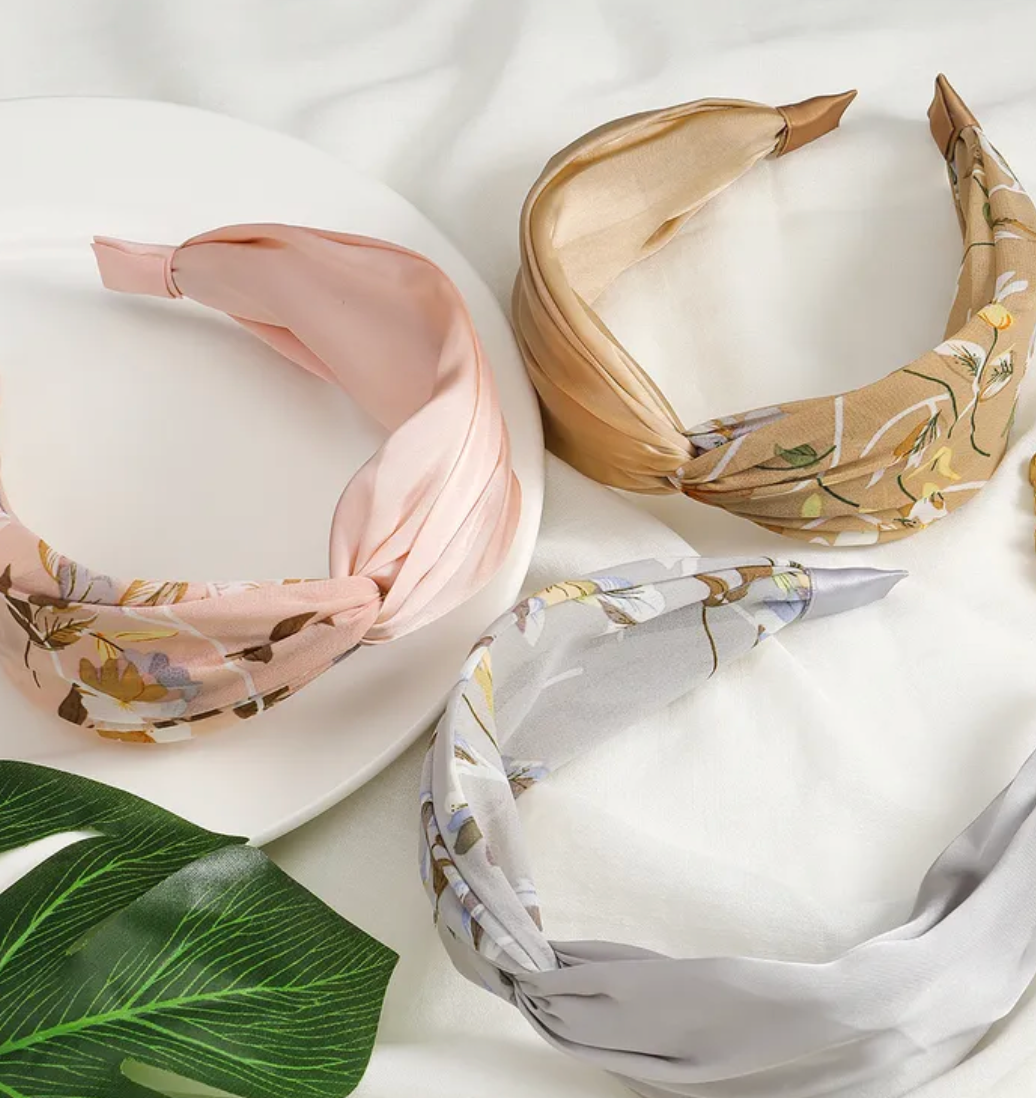 Hairband "Flora" in three pastel colors