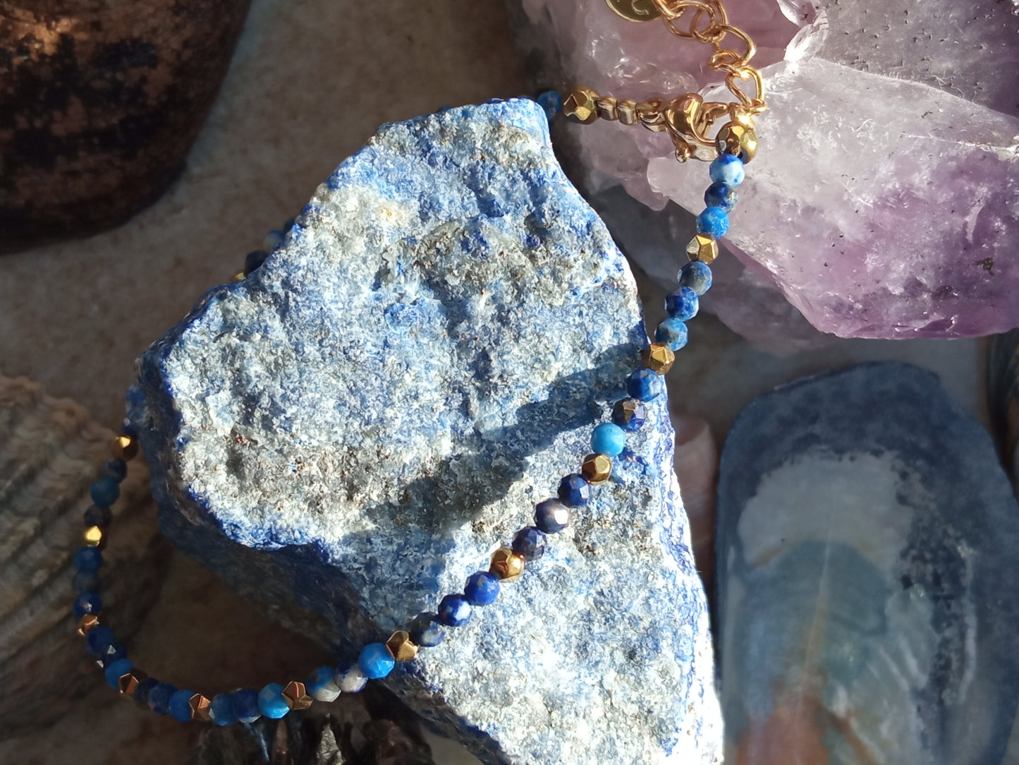 Lapis bracelet