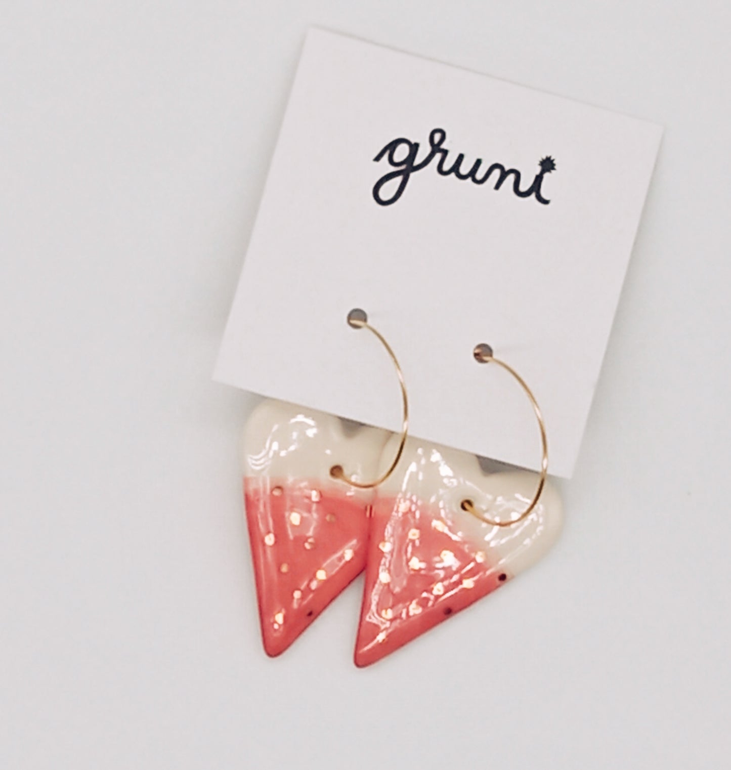 Strawberry Hoop Earrings