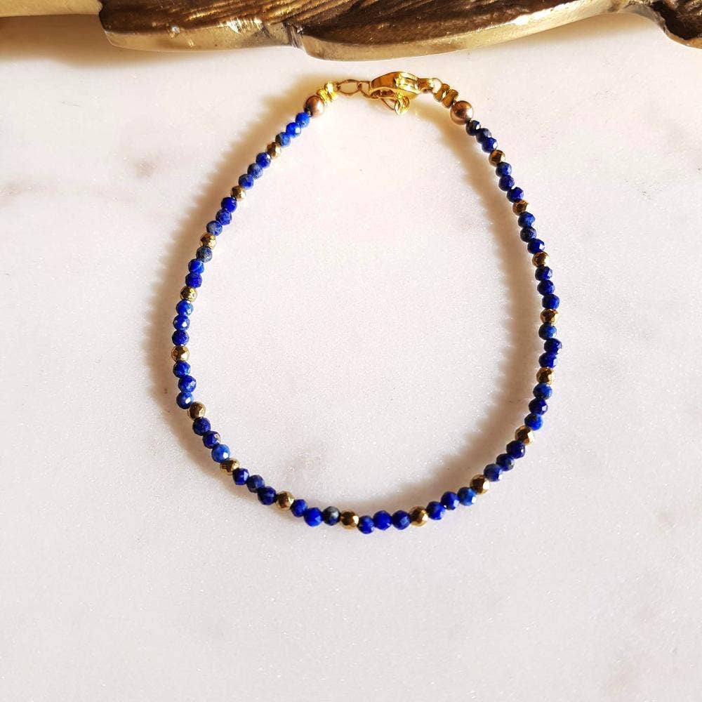 Lapis bracelet